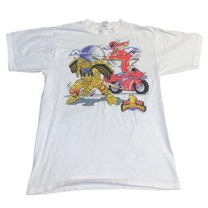 Vintage 1994 Might Morphin Power Rangers Goldar Red Ranger Shirt